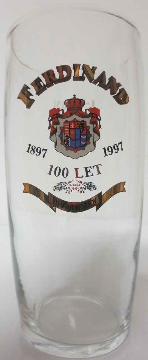 FERDINAND 1897-1997 100 LET PIVOVAR BENEŠOV (0,5L) 