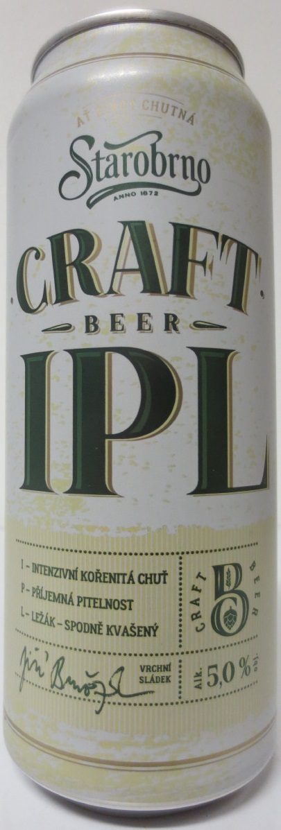 Starobrno CRAFT BEER IPL (50cl) (B/O)