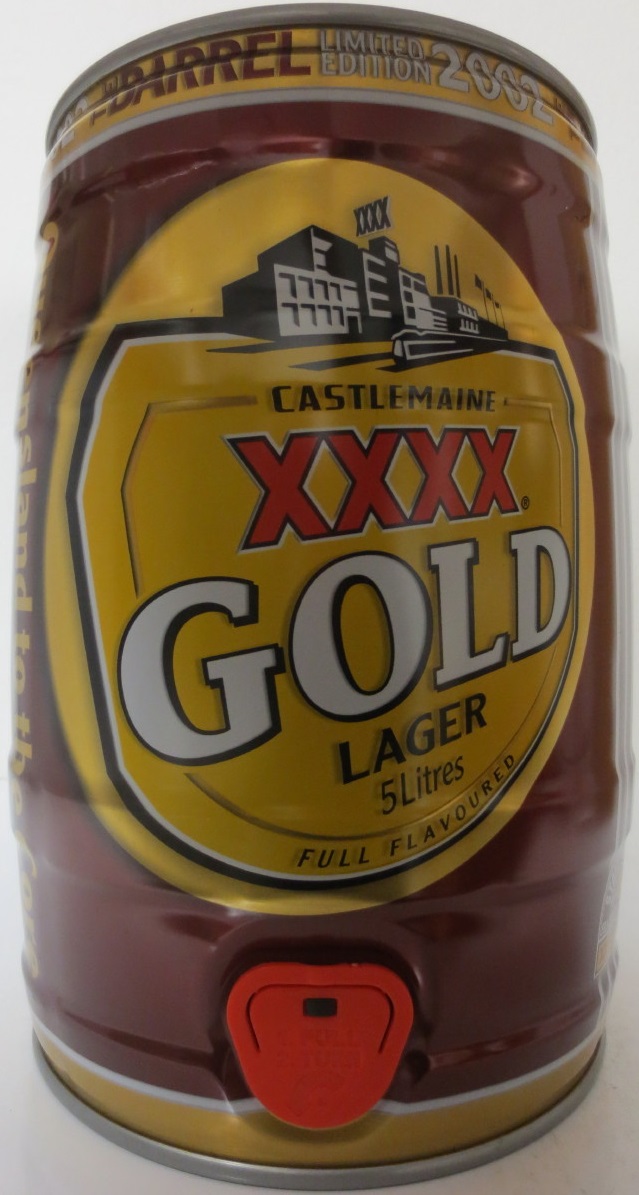 CASTLEMAIN XXXX GOLD LAGER 5 Litres (5L) Nr.1
