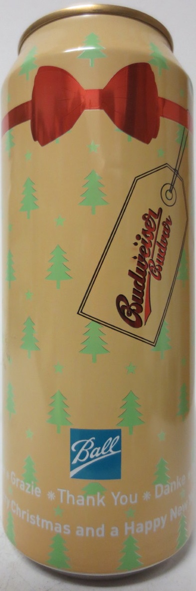 Budweiser Budvar (50cl) christmas 2018 (T-O)