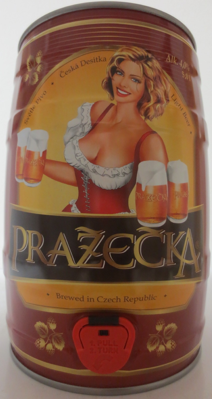 PRAŽEČKA Brewed in Czech Republic (5L) č.1