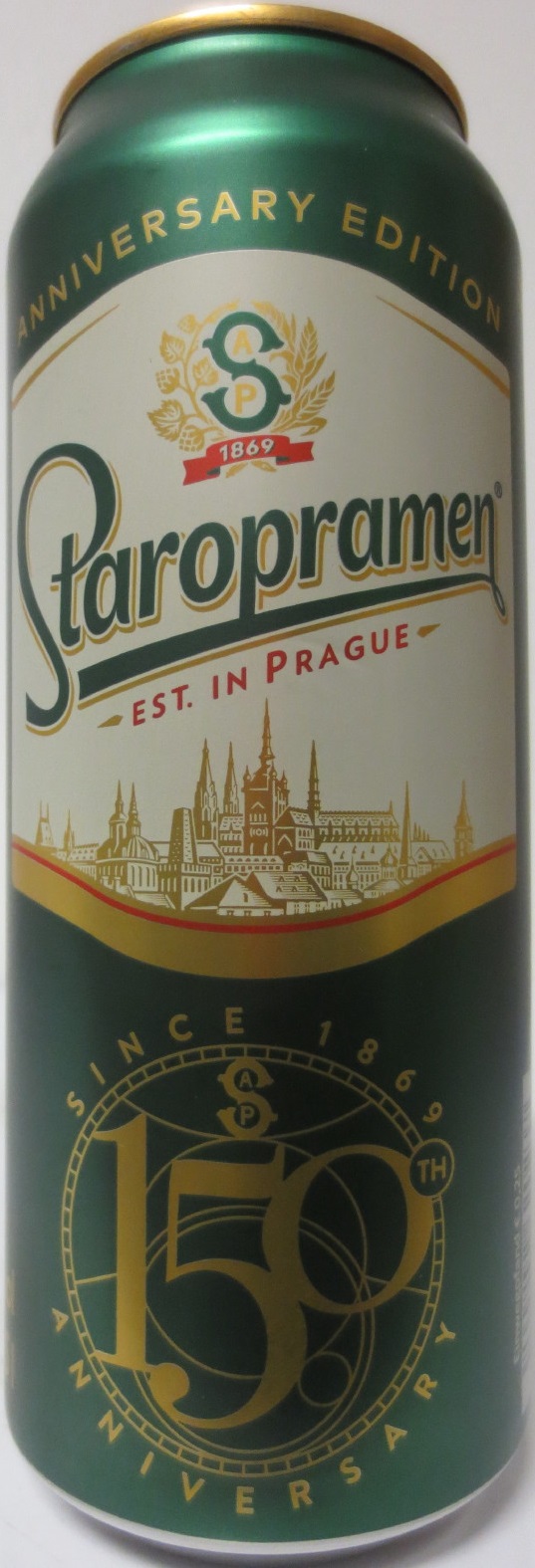 Staropramen EST. IN PRAGUE ANNIVERSARY EDITION 150 (50cl) (B/O)