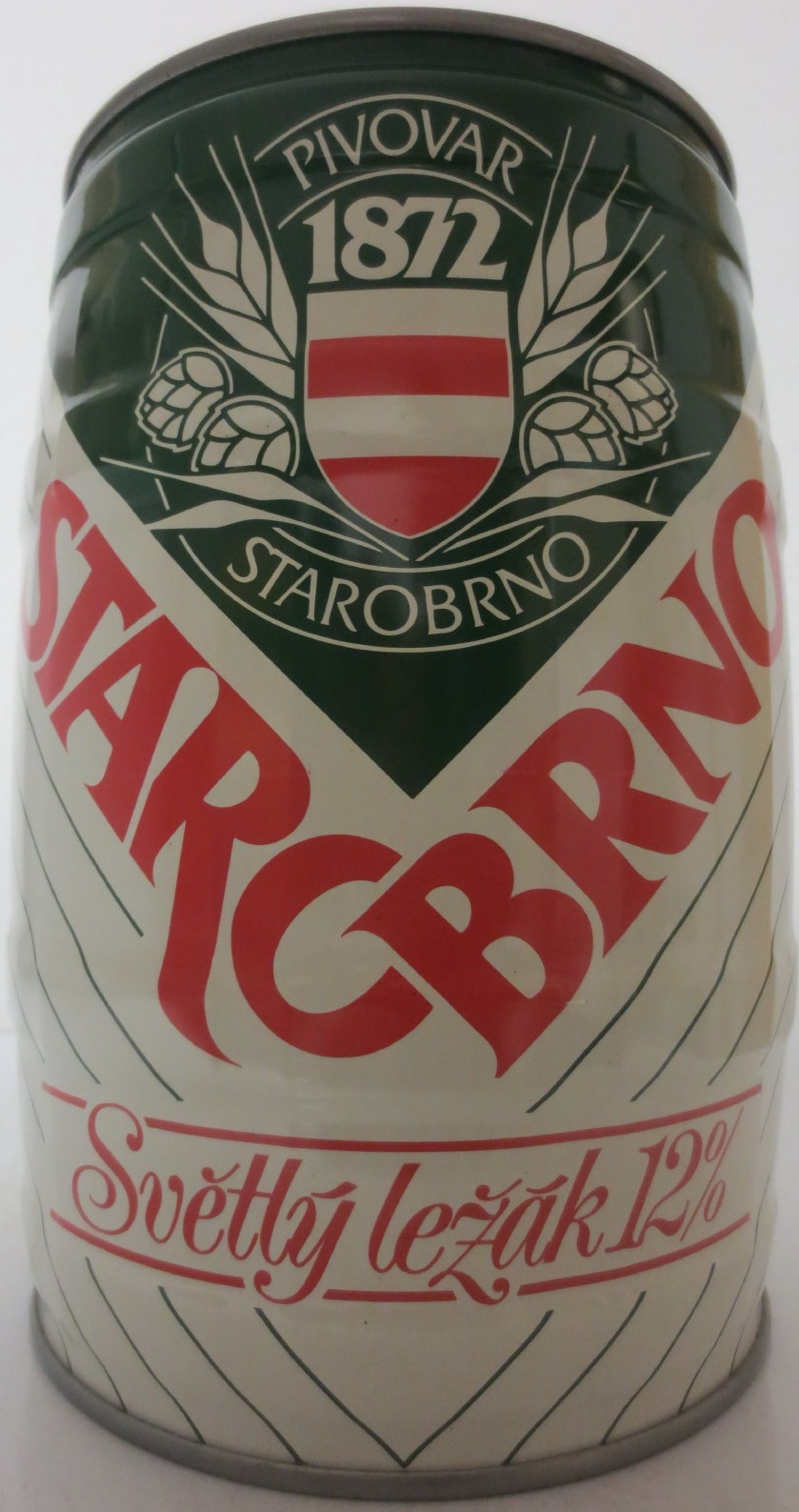 STAROBRNO Světlý ležák 12% (ČSSR) 