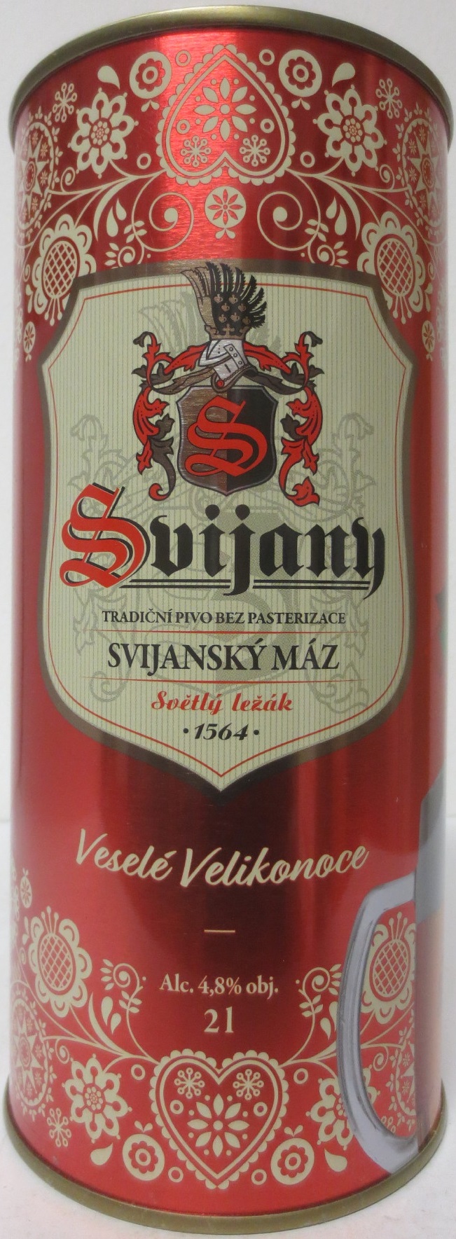 Svijany SVIJANSKÝ MÁZ Veselé Velikonoce (200cl) červené