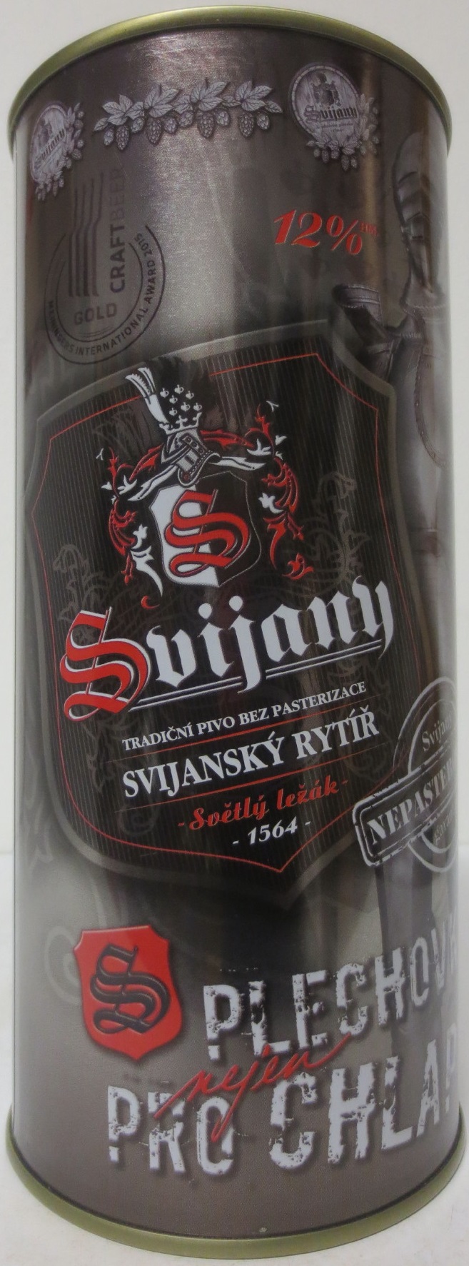 Svijany SVIJANSKÝ RYTÍŘ PLECHOVKA nejen PRO CHLAPY (200cl) č.2