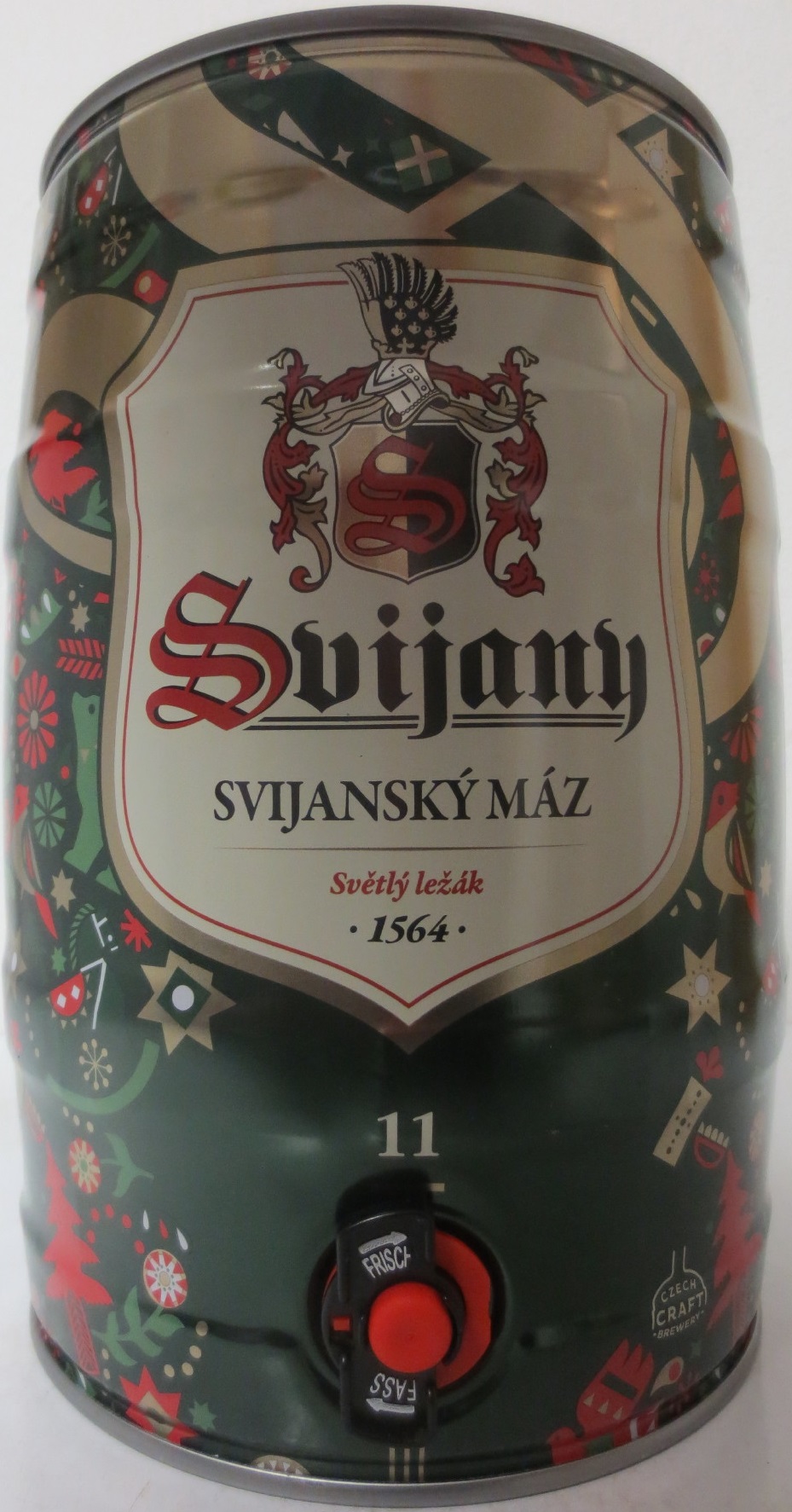 Svijany SVIJANSKÝ MÁZ - Světlý ležák .1564. 11 Šťastné, veselé a Svijanské!