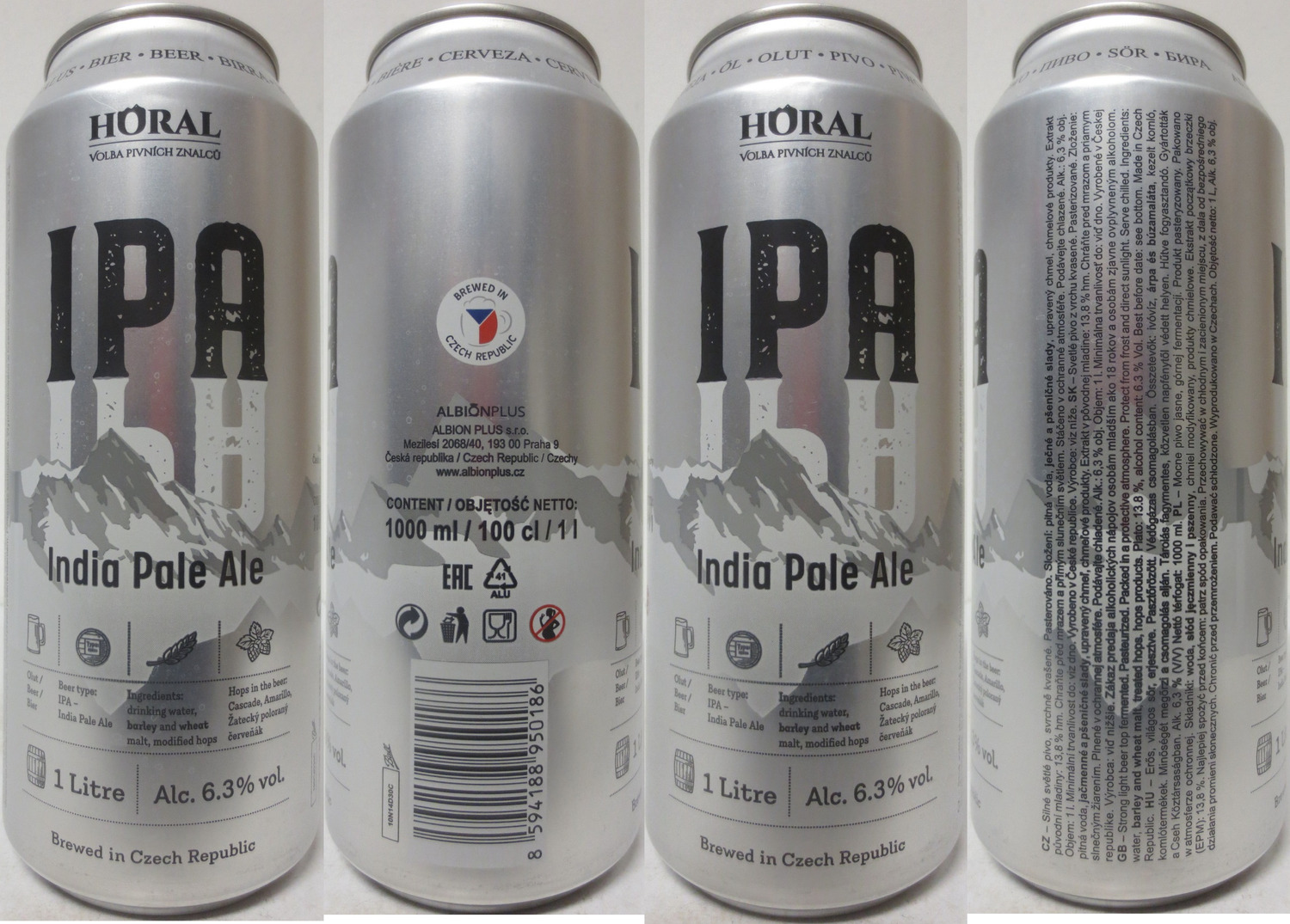 HORAL VOLBA PIVNÍCH ZNALCŮ IPA India Pale Ale (CZ) (100cl) (B/O) č.1