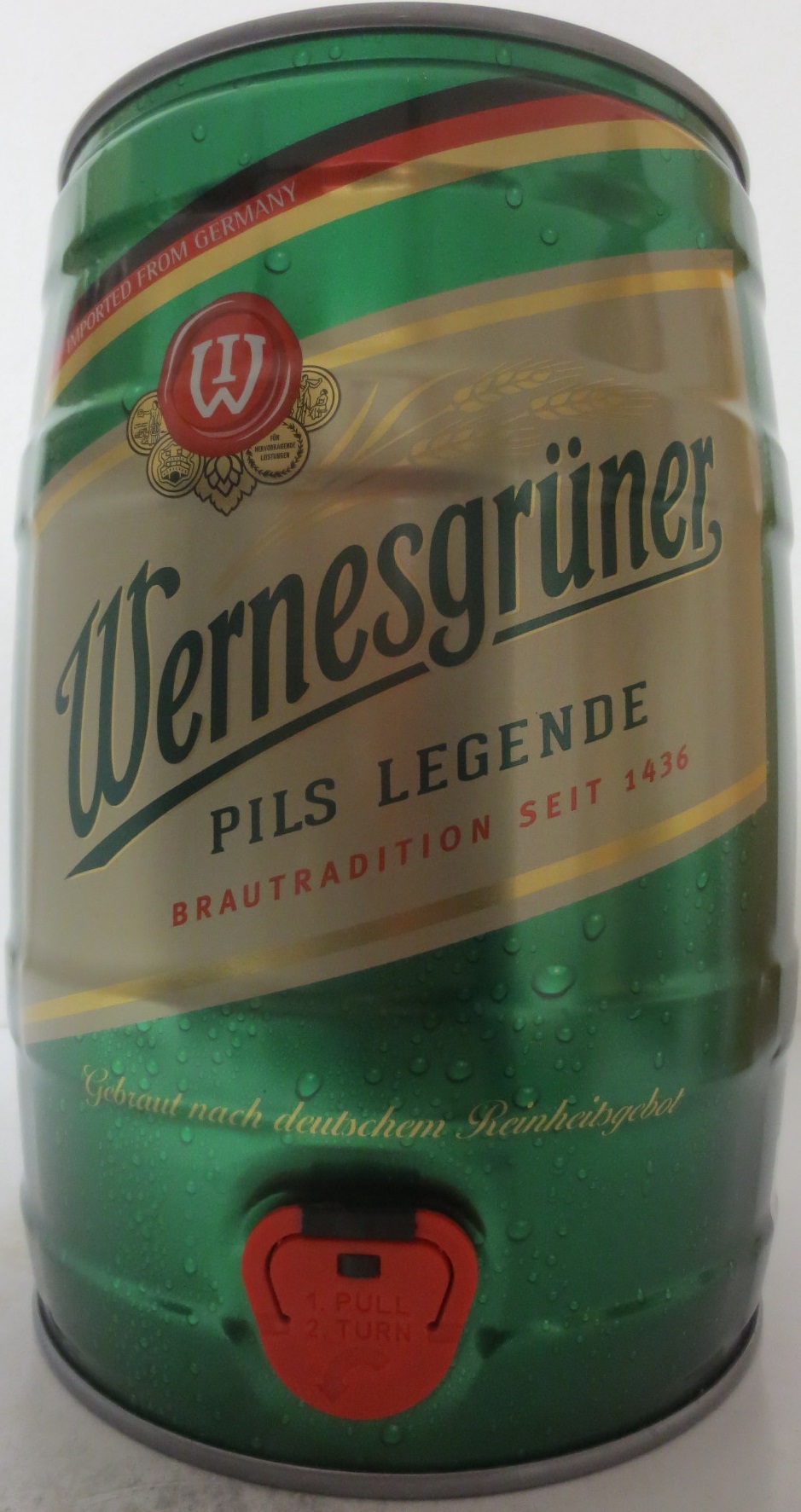 Wernesgrüner PILS LEGENDE BRAUTRADITION SET 1436 (5L) Nr.1