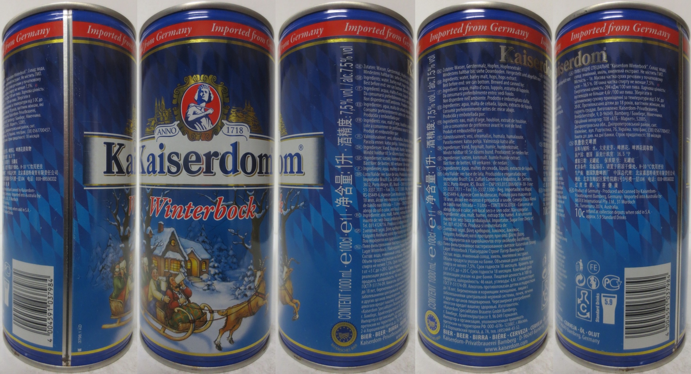 Kaiserdom Winterbock (100cl) (B/O) Nr.1 