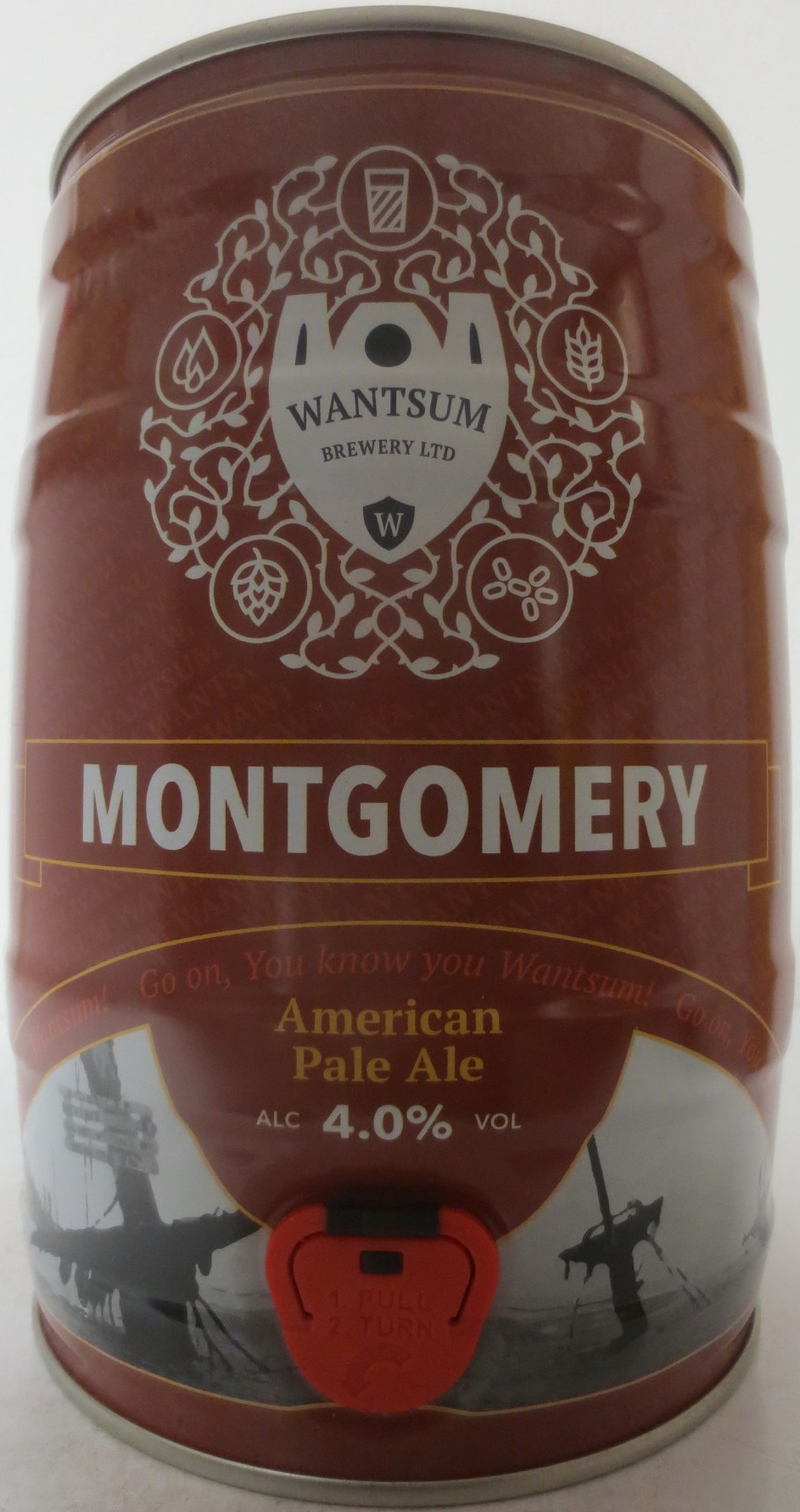 WANTSUM MONTGOMERY American Pale Ale  ALC 4,0% VOL (5L) Nr.1