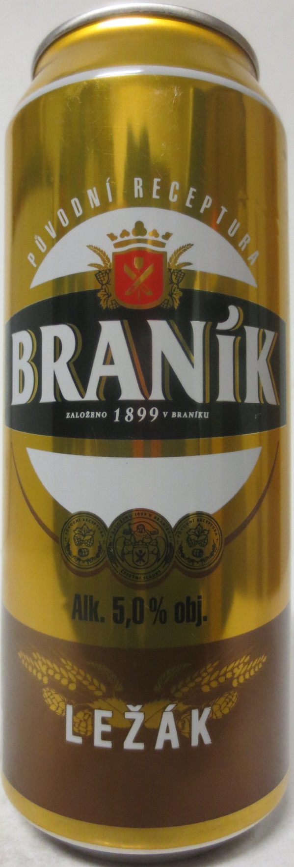 BRANÍK Alk. 5,0% obj. LEŽÁK (CZ) (50cl) (B/O) č.2 