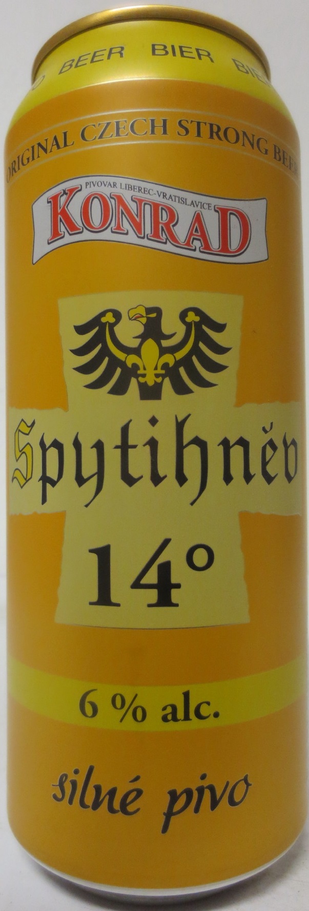 KONRAD Spytihněv 14° 6% alc. silné pivo (50cl) (B/O) 