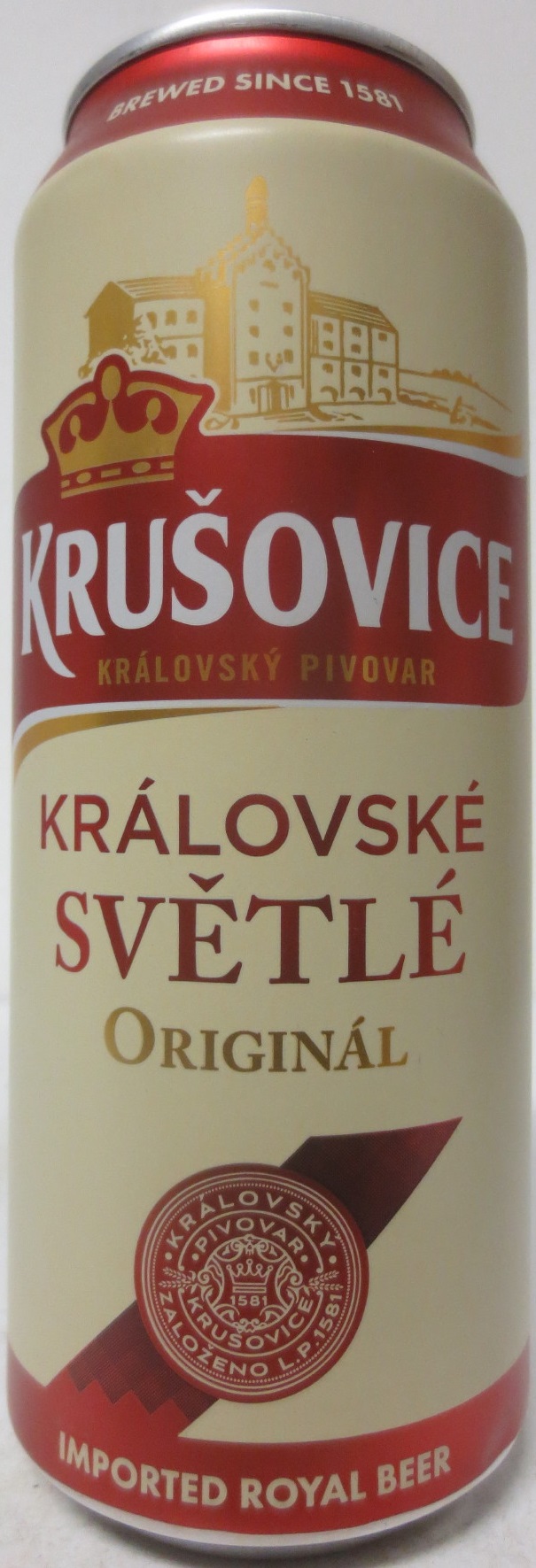 KRUŠOVICE KRÁLOVSKÝ PIVOVAR KRÁLOVSKÉ SVĚTLÉ ORIGINÁL (50cl) (B/O) č.1