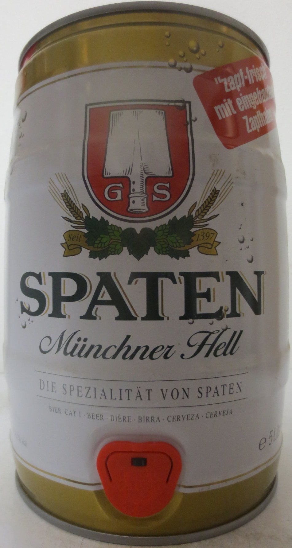 SPATEN Münchner Hell (5L) Nr.1 