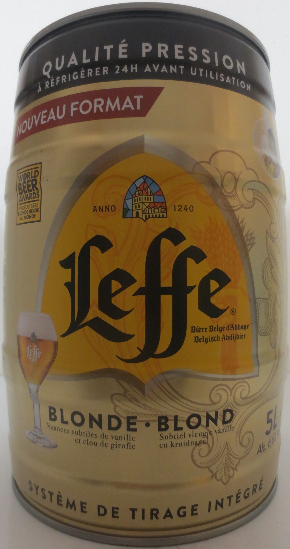 Leffe BLONDE . BLOND (5L) Nr.1