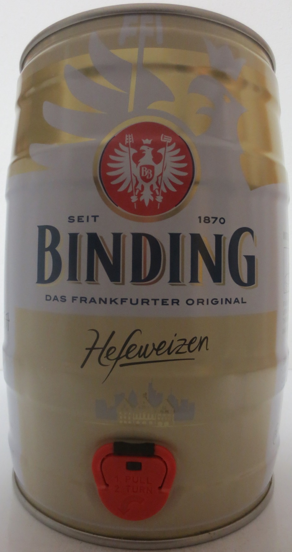 BINDING DAS FRANKFURTER ORIGINAL Hefeweizen (5L) Nr.1 