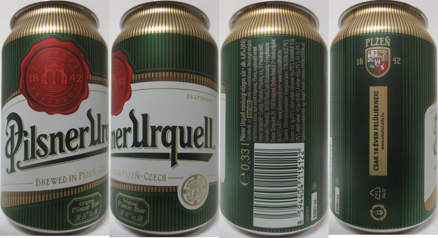 Pilsner Urquell BREWED IN PLZEN-CZECH (H) (33cl) č.2