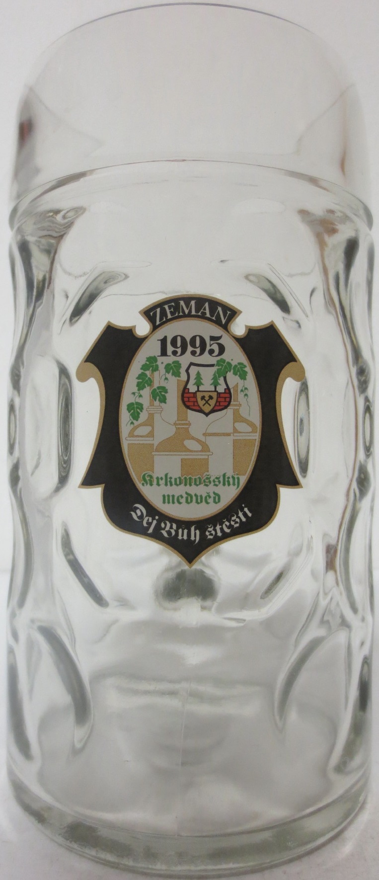 ZEMAN 1995 Krkonošský medvěd Rodinný pivovar Vrchlabí (1L) č.2 
