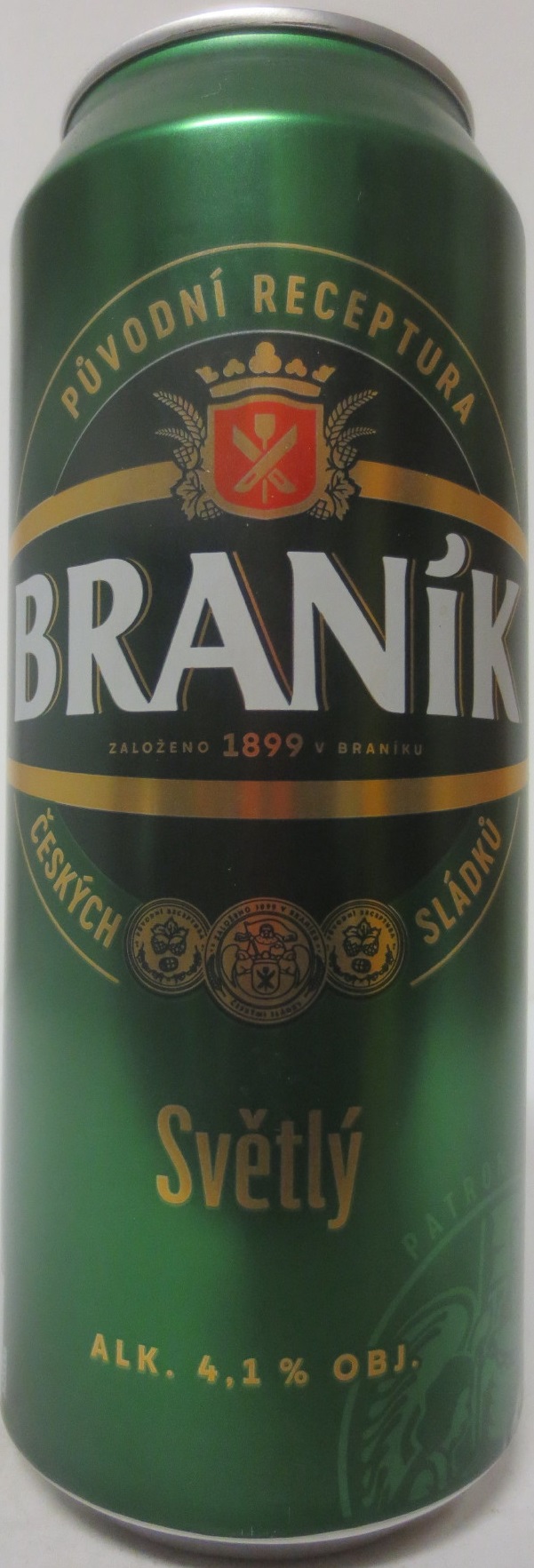 BRANÍK Světlý ALK. 4,1% OBJ. (CZ) (50cl) (B/O) č.1 