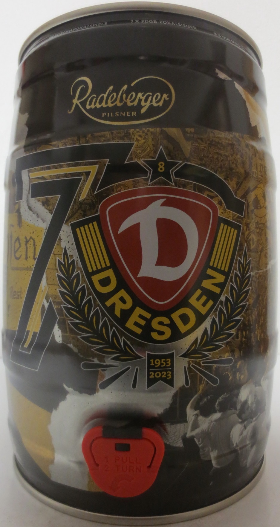 Radeberger PILSNER DRESDEN 1953-2023 (5L) Nr.1 