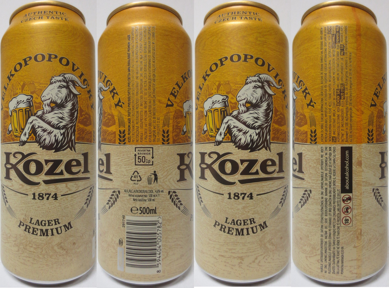 VELKOPOPOVICKÝ Kozel 1874 LAGER PREMIUM (HR) (50cl) (B/O) č.2