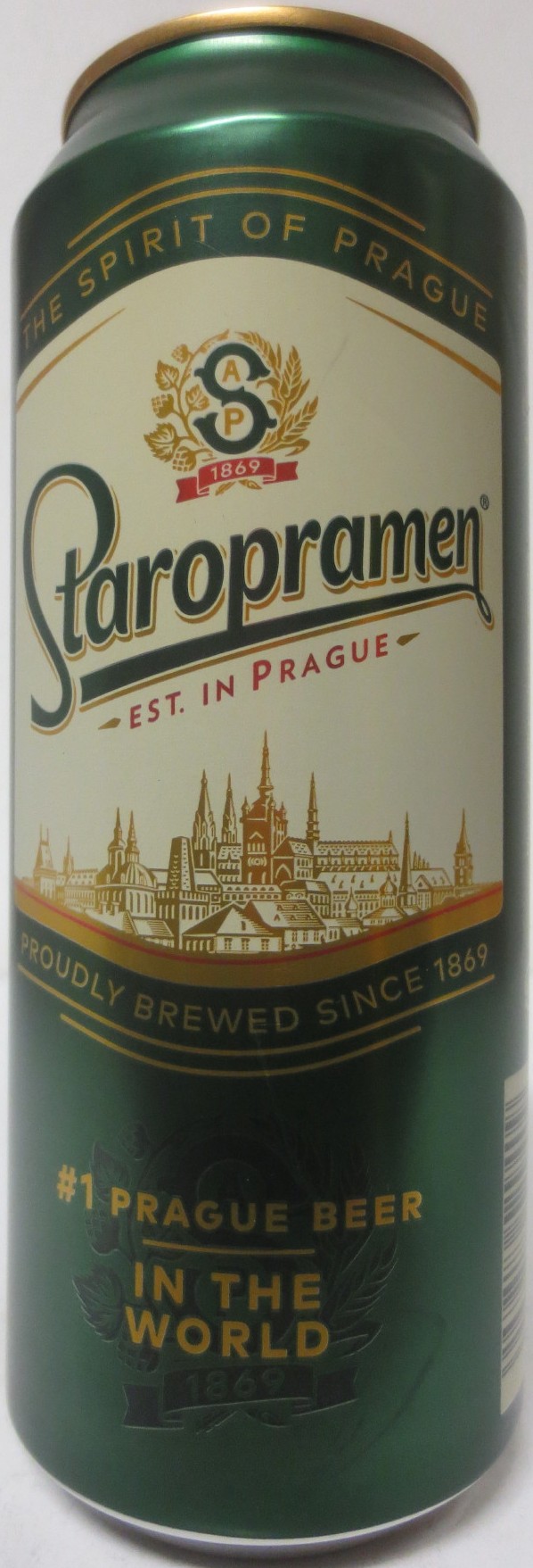 Staropramen EST. IN PRAGUE #1 PRAGUE BEER IN THE WORLD (PL) (50cl) (B/O) č.1