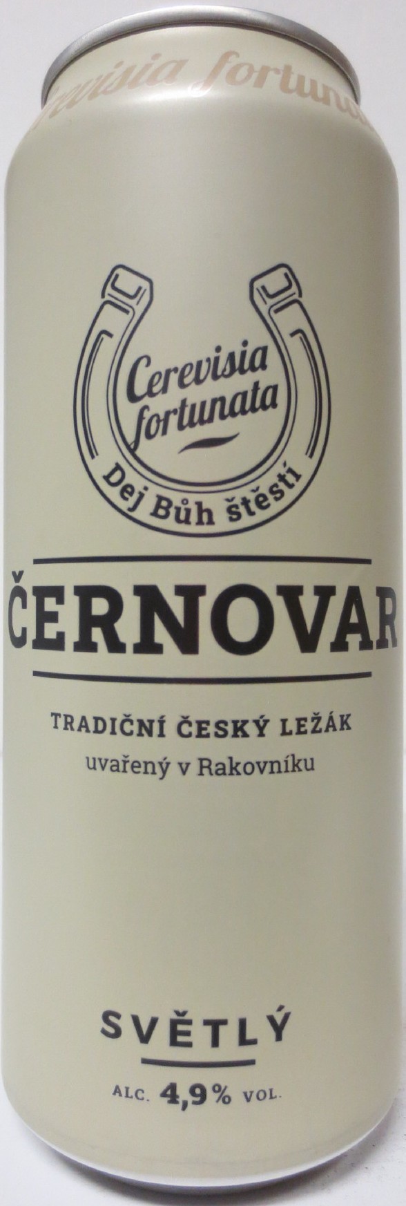 ČERNOVAR TRADIČNÍ ČESKÝ LEŽÁK uvařený v Rakovníku SVĚTLÝ (50cl) (B/O) č.2 