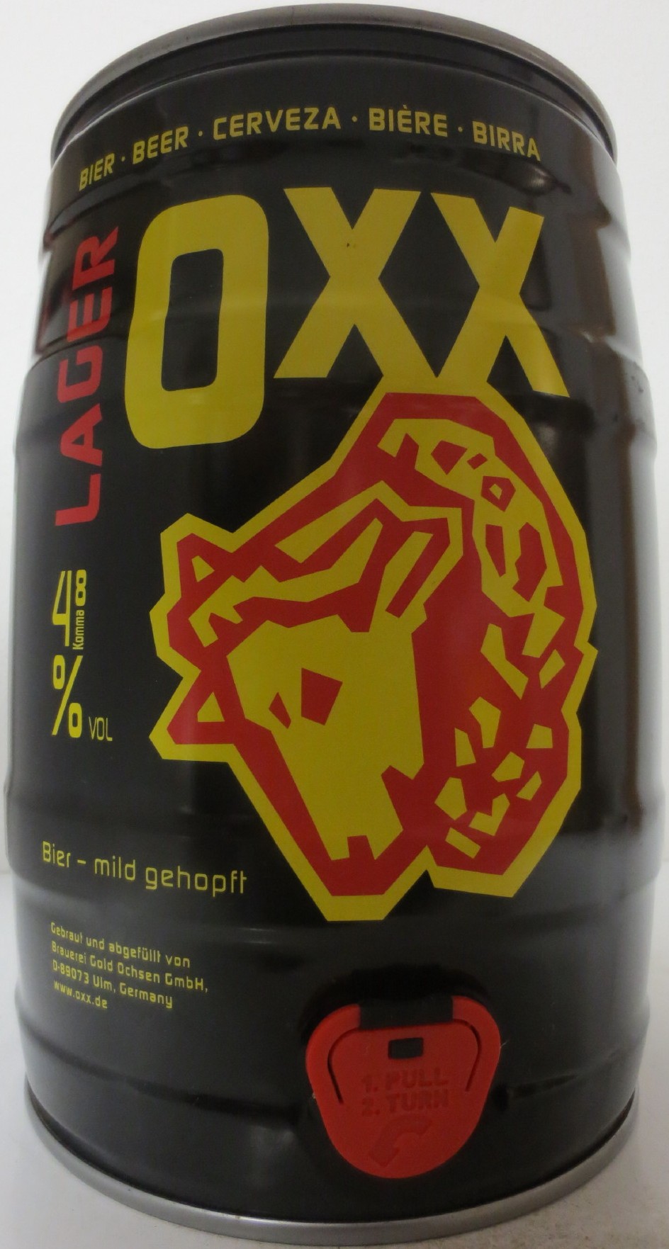 OXX LAGER 48 Komma % VOL (5L) Nr.2 