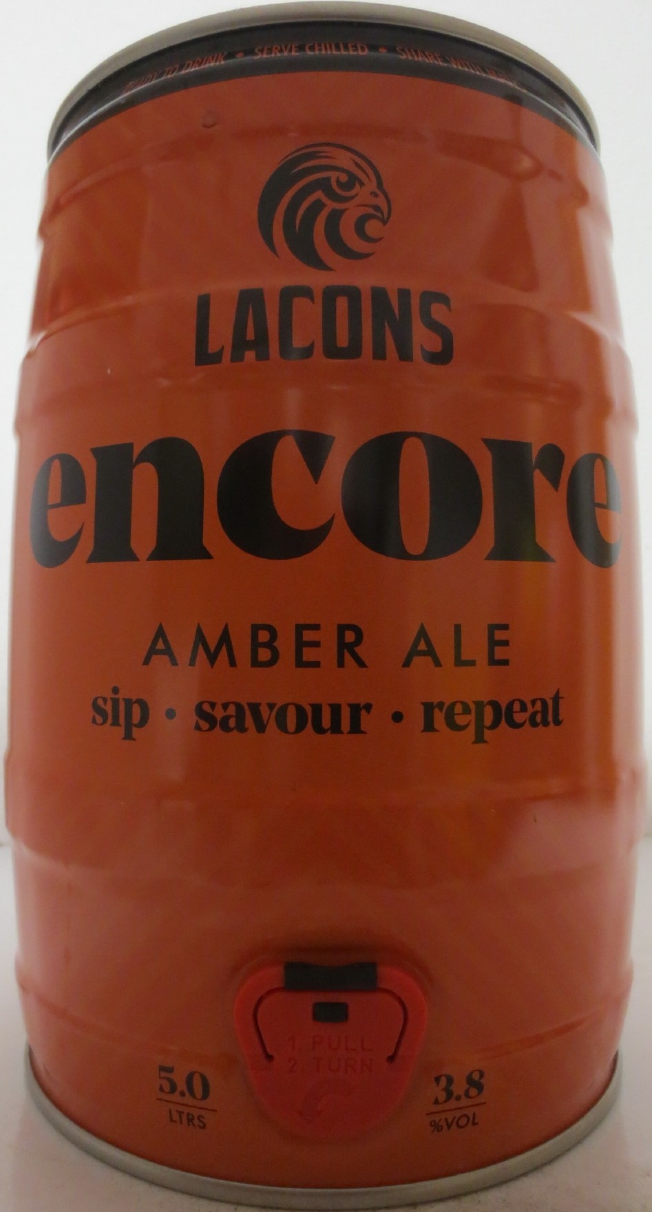 LACONS encore AMBER ALE sip.savour.repeat (5L) Nr.1 