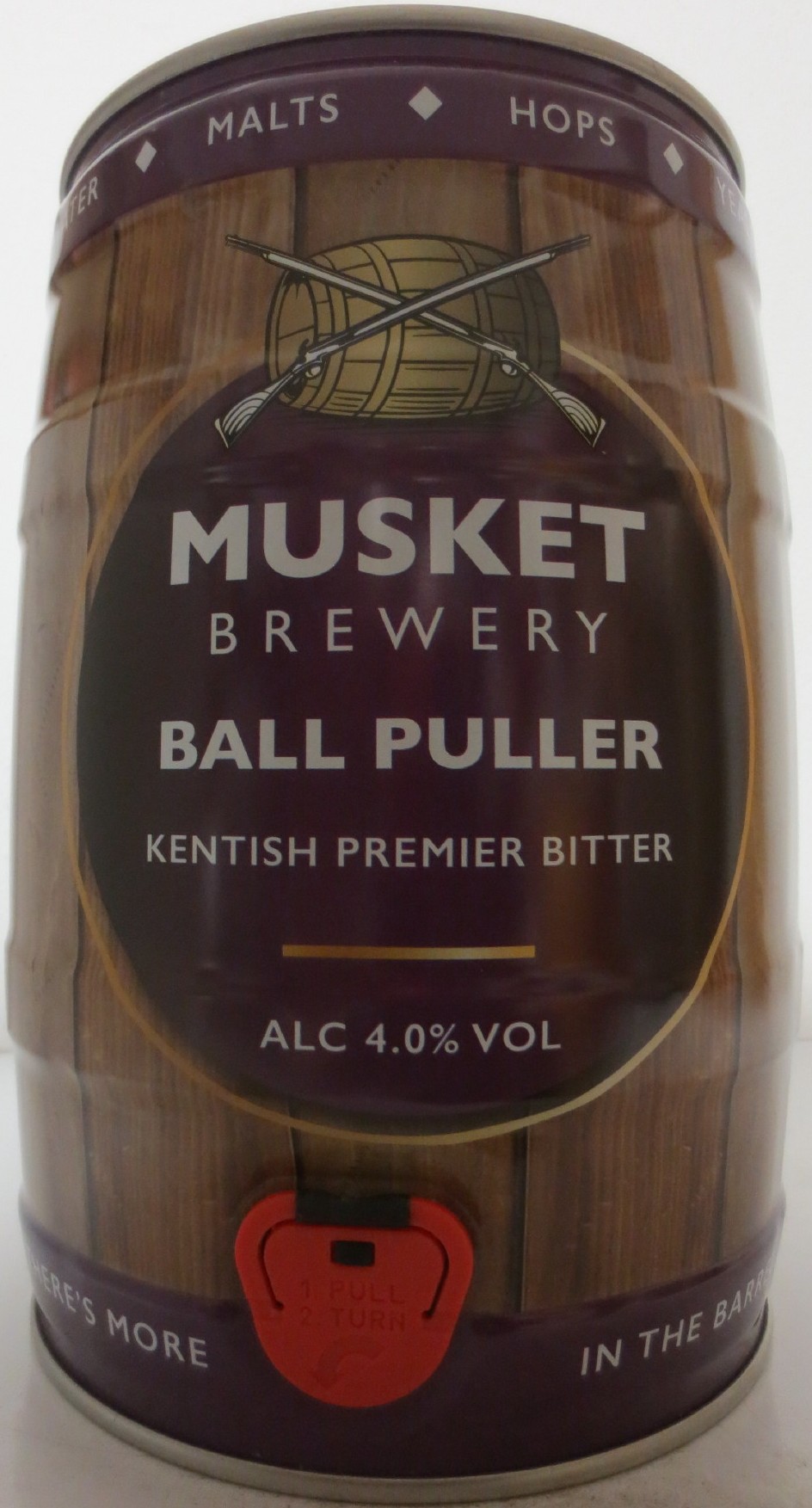 MUSKET BREWERY BALL PULLER KENTISH PREMIER BITTER (5L) Nr.1 