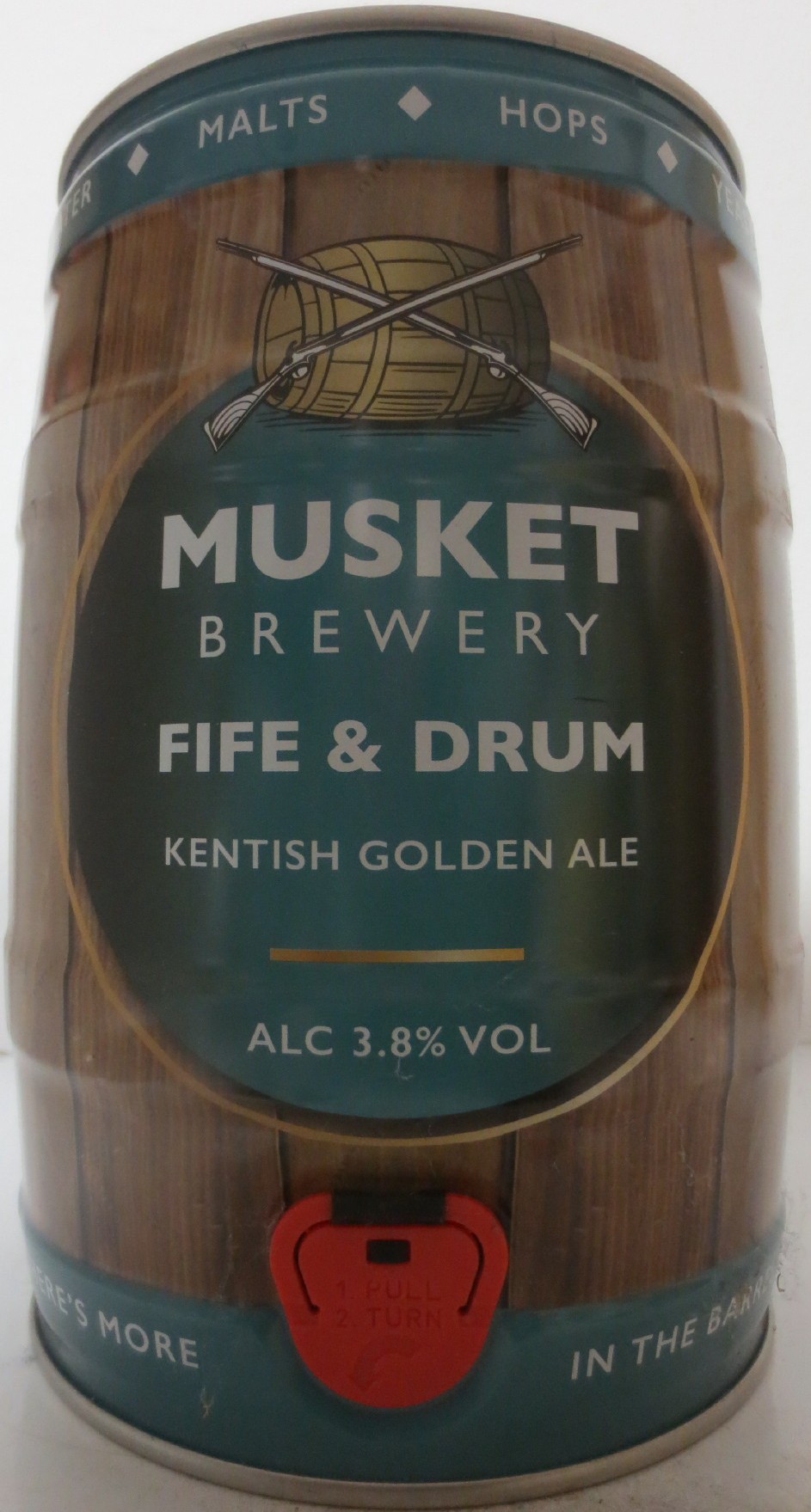 MUSKET BREWERY FIFE & DRUM KENTISH GOLDEN ALE (5L) Nr.1