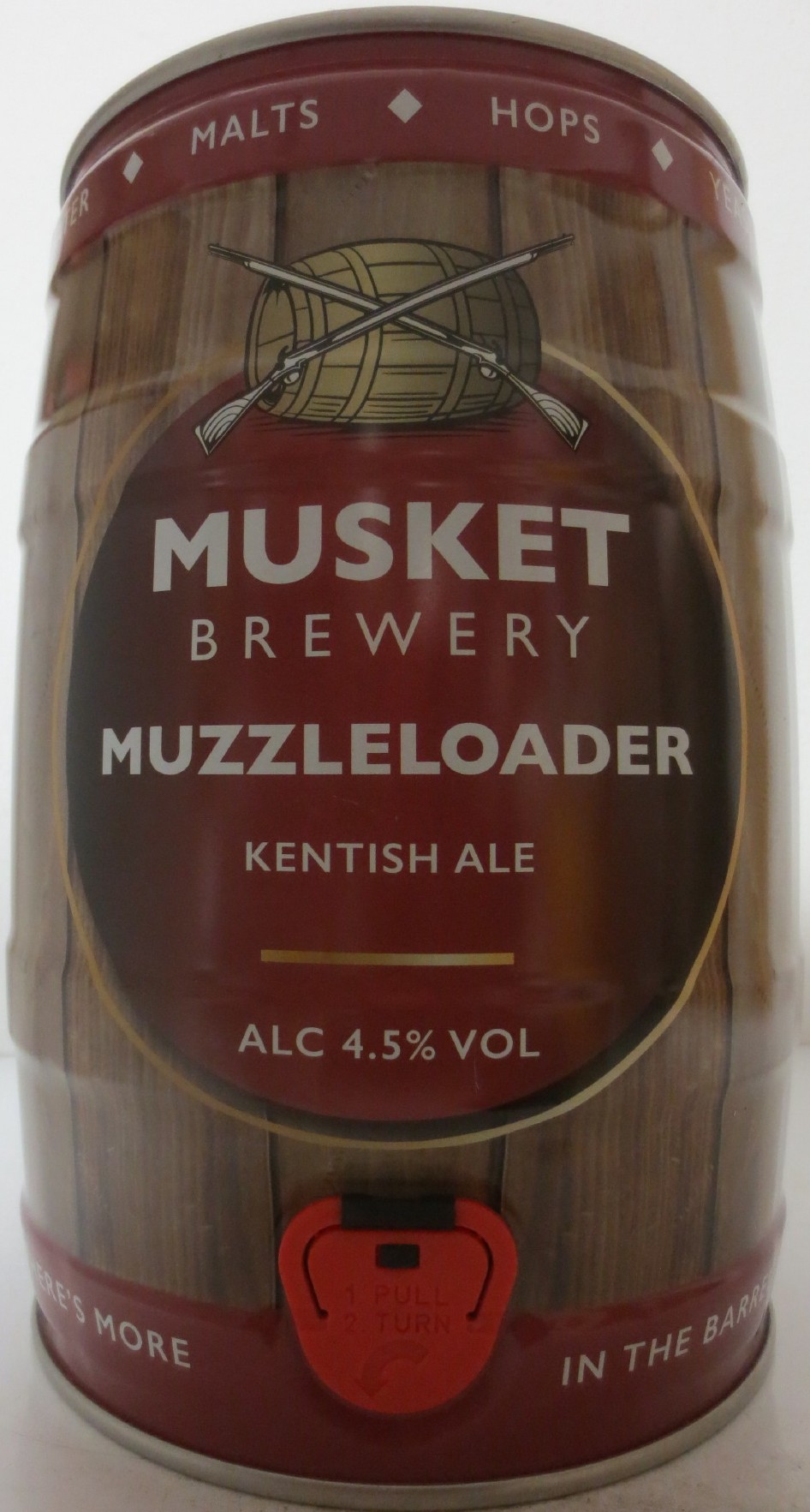 MUSKET BREWERY MUZZLELOADER KENTISH ALE (5L) Nr.1 