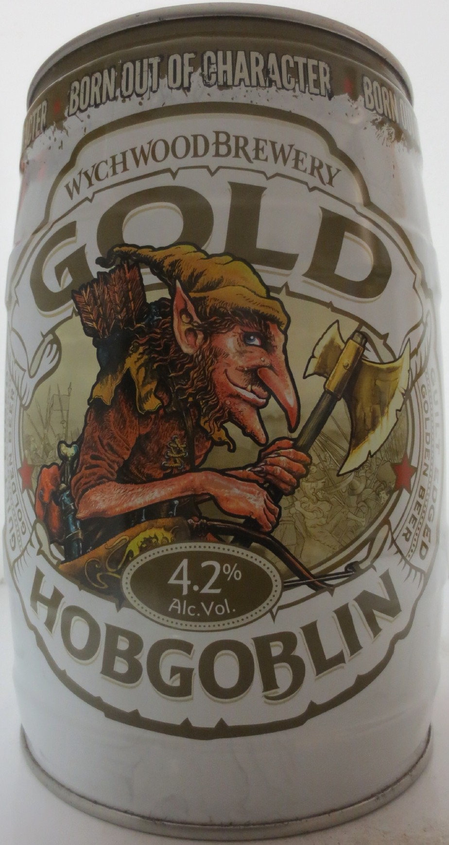 WYCHWOOD BREWERY GOLD HOBGOBLIN 4.2% Alc.Vol. (5L) Nr.1 