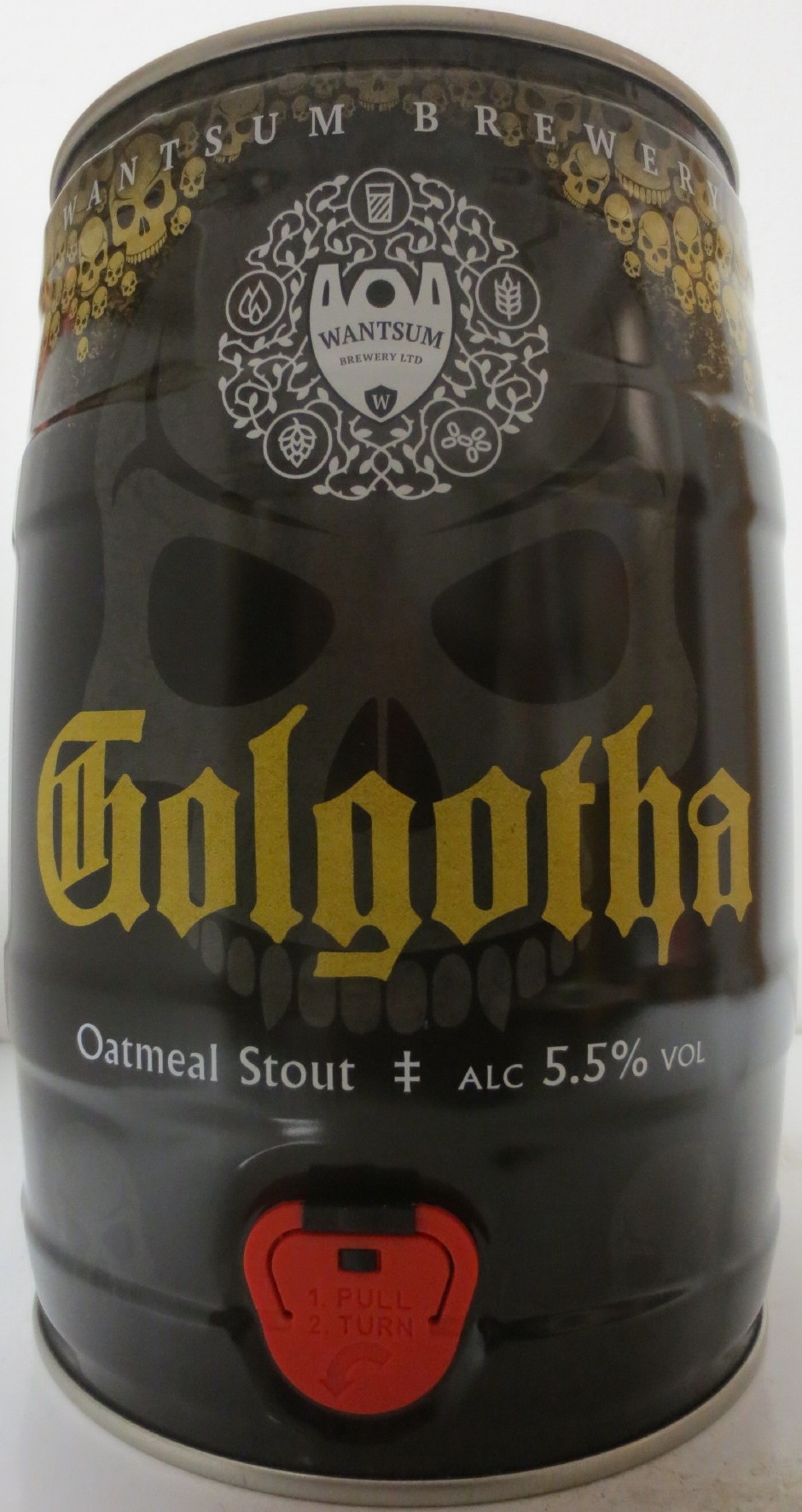 WANTSUM Golgotha Oatmeal Stout  ALC 5.5% VOL (5L) Nr.1 