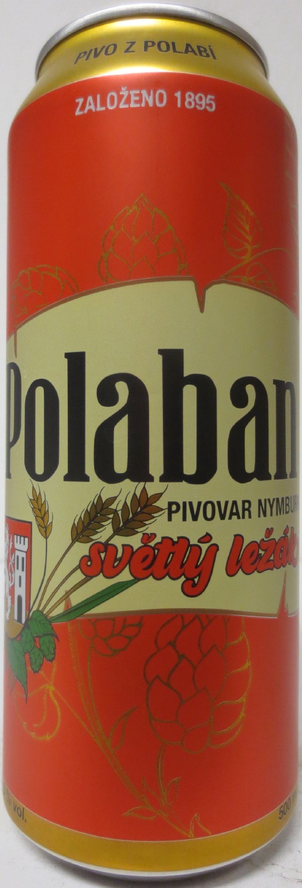 Polaban světlý ležák PIVOVAR NYMBURK (CZ) (50cl) (B/O) č.1