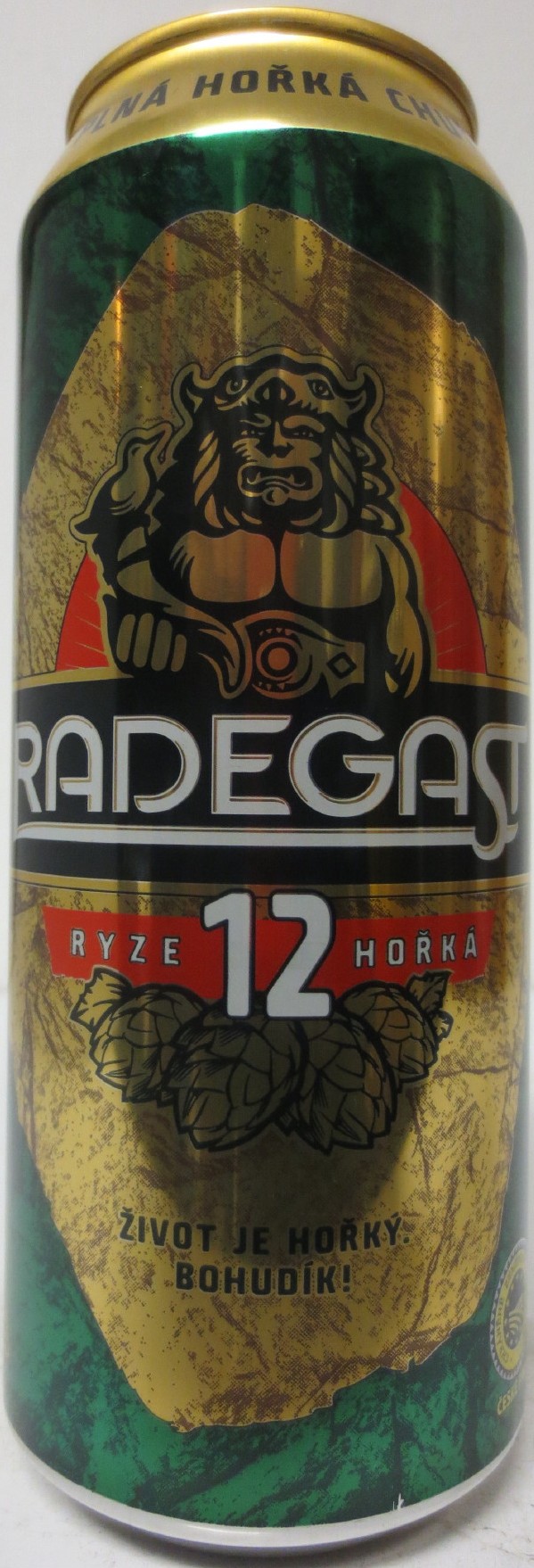 RADEGAST RYZE 12 HOŘKÁ ŽIVOT JE HOŘKÝ.BOHU DÍK (SK) (50cl) (B/O) č.1