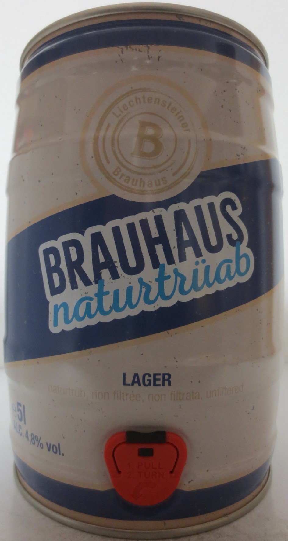 BRAUHAUS Naturtrübab LAGER (5L) Nr.1 
