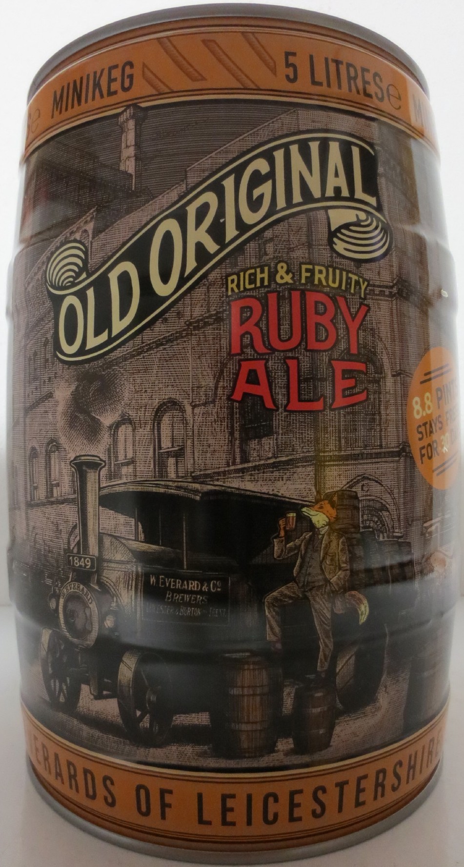 EVERARDS ORIGINAL RICH & FRUITY RUBY ALE (5L) Nr.1  