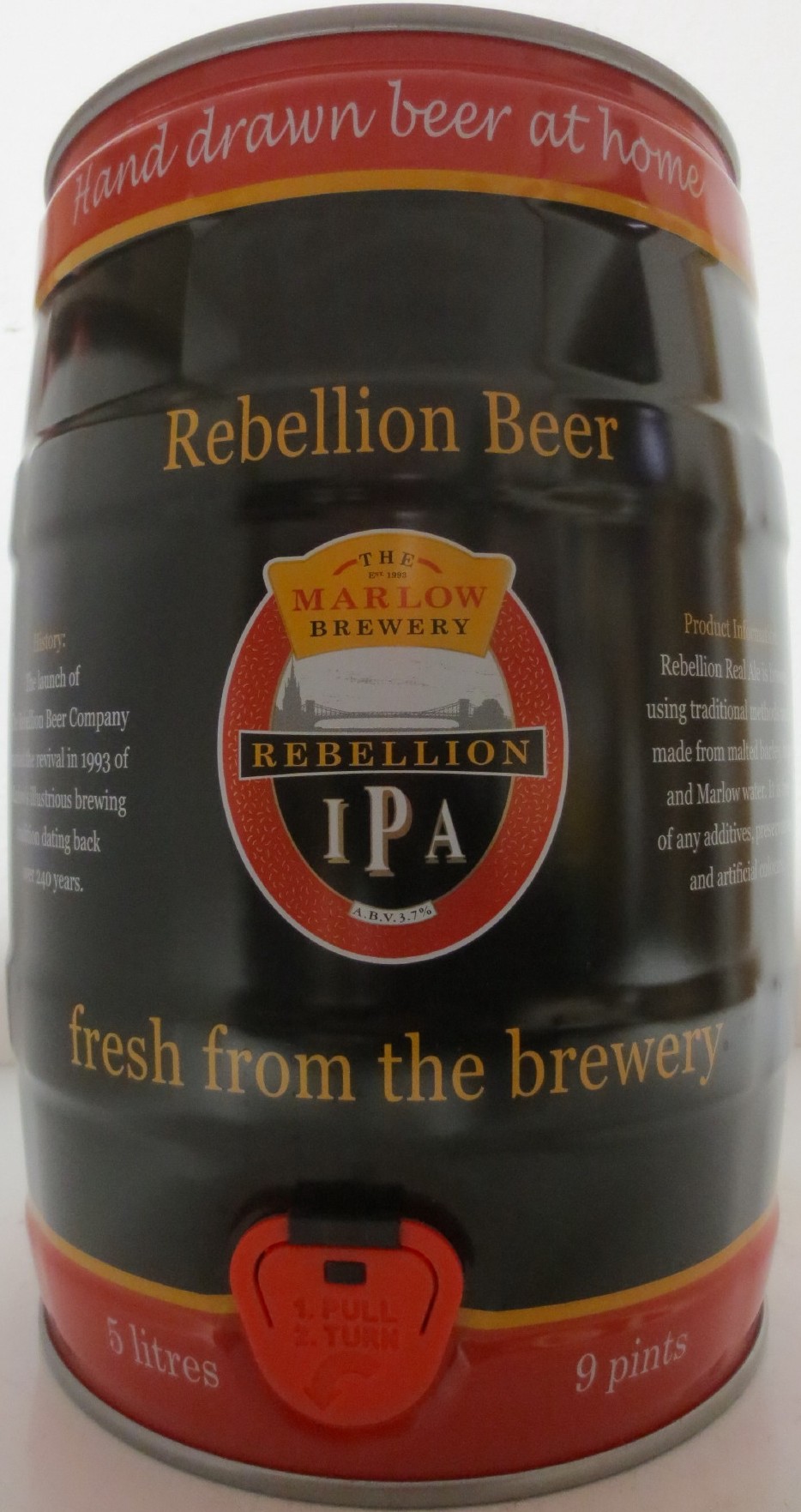 MARLOW BREWERY REBELLION IPA (5L) Nr.1 