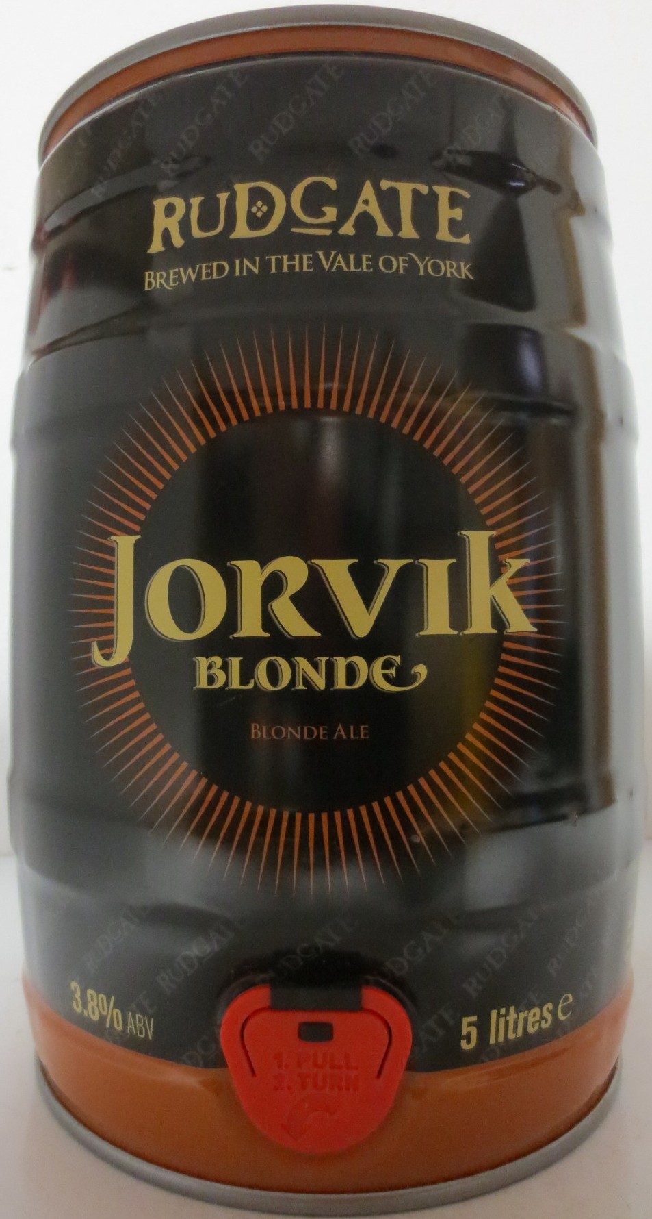 RUDGATE BREWED IN THE VALE OF YORK JORVIK BLONDE (5L) Nr.2 