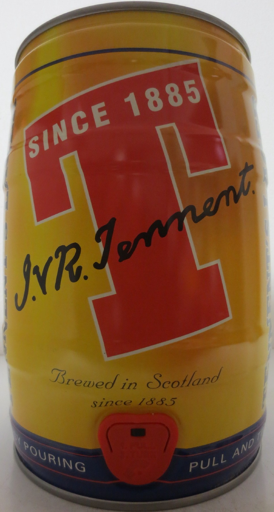 T J.VR. Tennent. SINCE 1885 (5L) Nr.1 