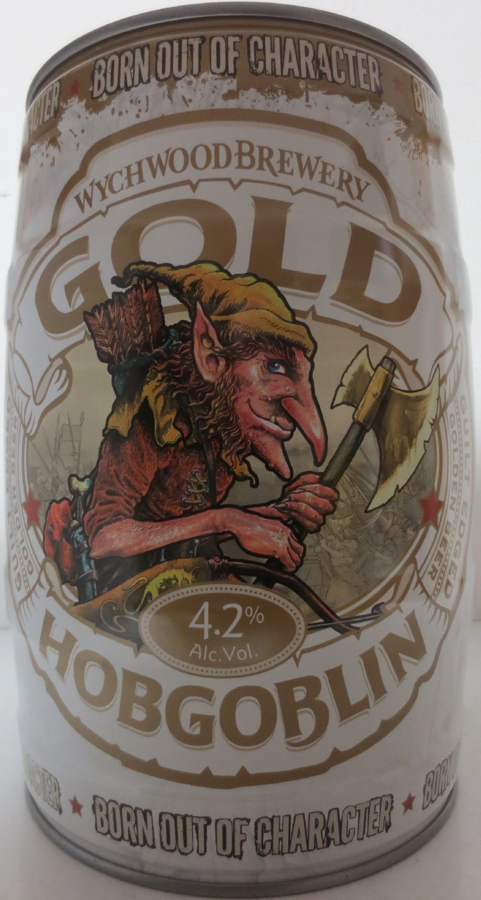 WYCHWOOD BREWERY GOLD HOBGOBLIN 4.2% Alc.Vol. (5L) Nr.3 
