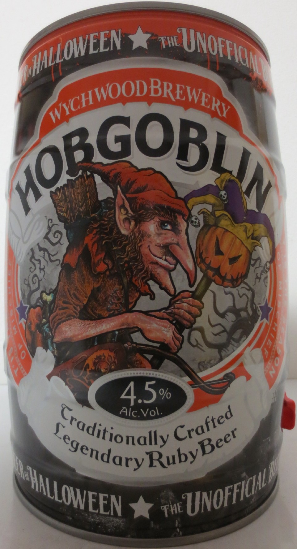 WYCHWOOD BREWERY HOBGOBLIN HALLOWEEN UNOFFICIAL BEER (5L) Nr.1 