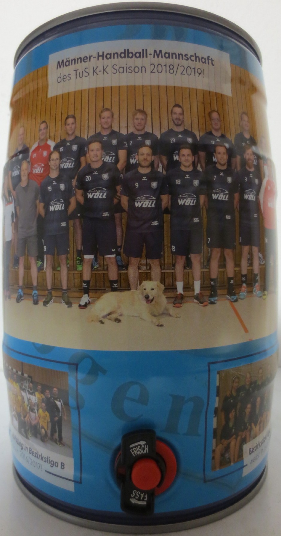 Hachenburger Pils Männer-Handball-Mannchaft des TuS K-K Saison 2018-2019! (5L) Nr.1 