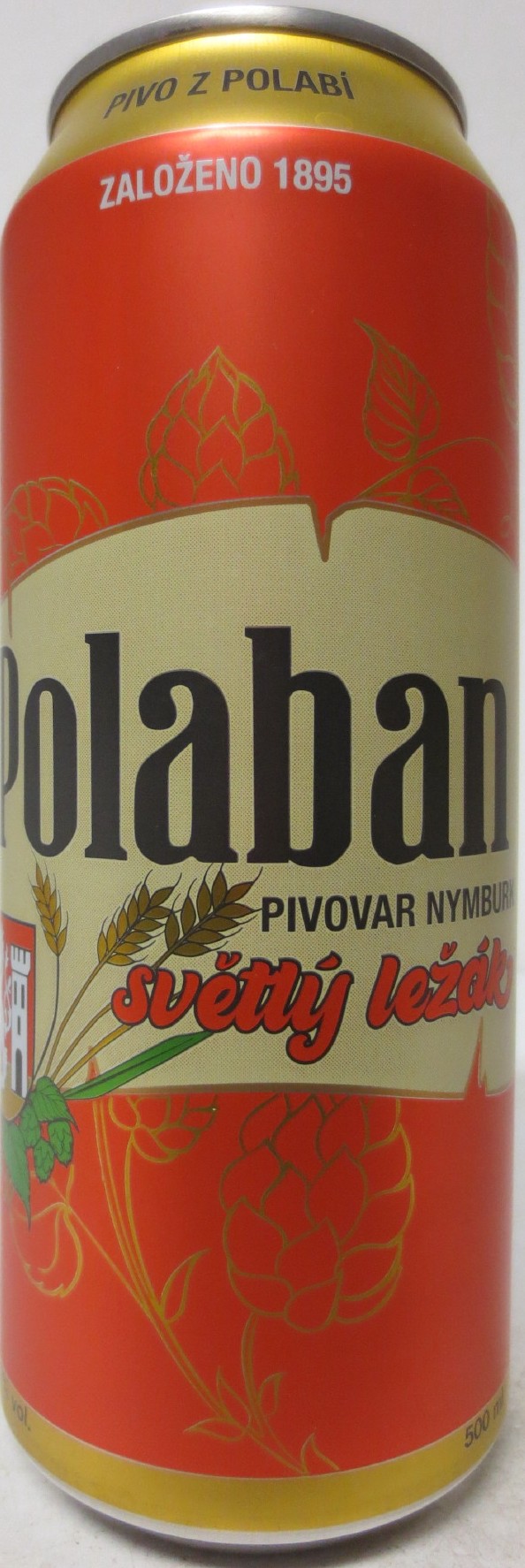 Polaban světlý ležák PIVOVAR NYMBURK (CZ) (50cl) (B/O) č.2