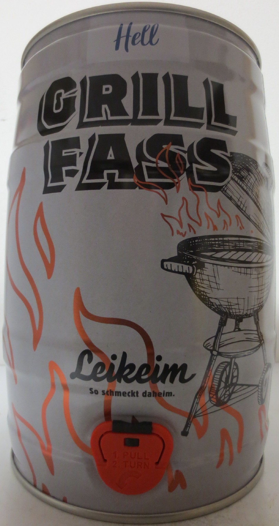 Leikeim so schmeckt daheim. GRILL FASS Hell (5L) Nr.1