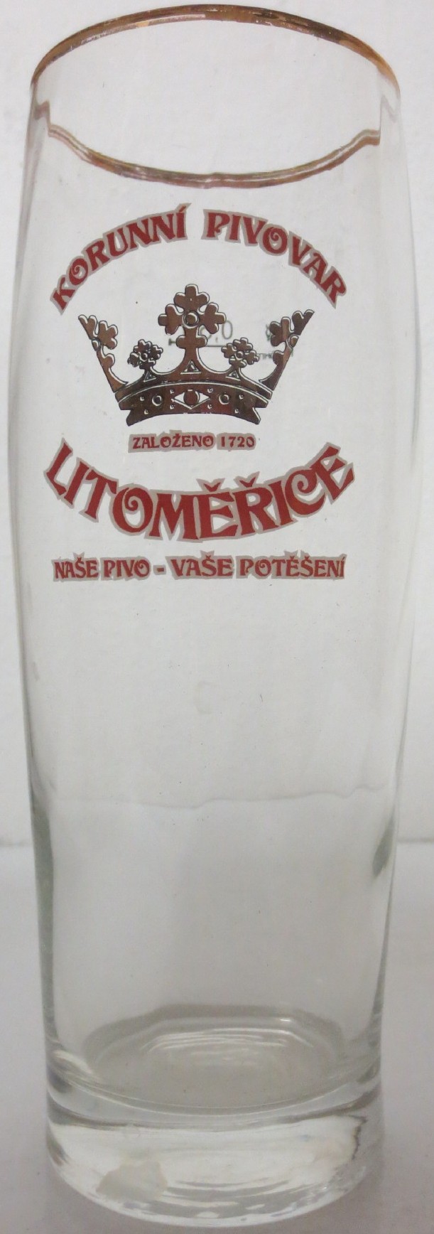 KORUNNÍ PIVOVAR LITOMĚŘICE NAŠE PIVO-VAŠE POTĚŠENÍ (0,5L) 