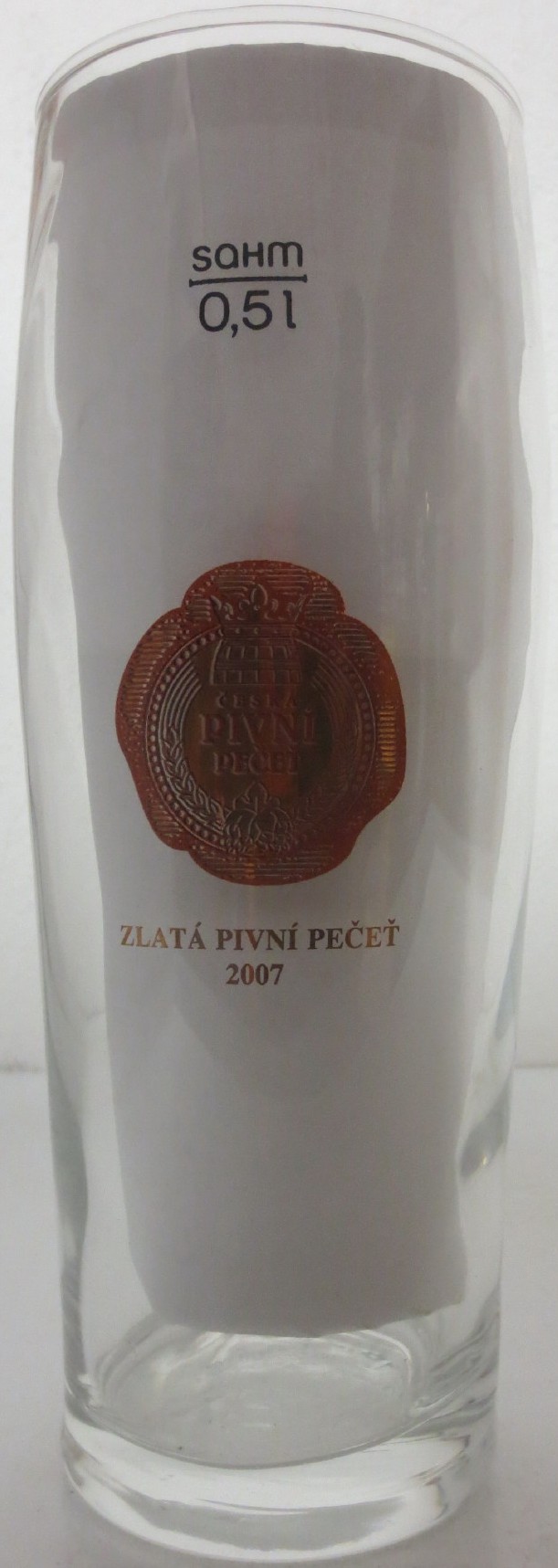 POUTNÍK PELHŘIMOV www.pivovarpoutnik.cz ZLATÁ PIVNÍ PEČEŤ 2007 (0,5L)