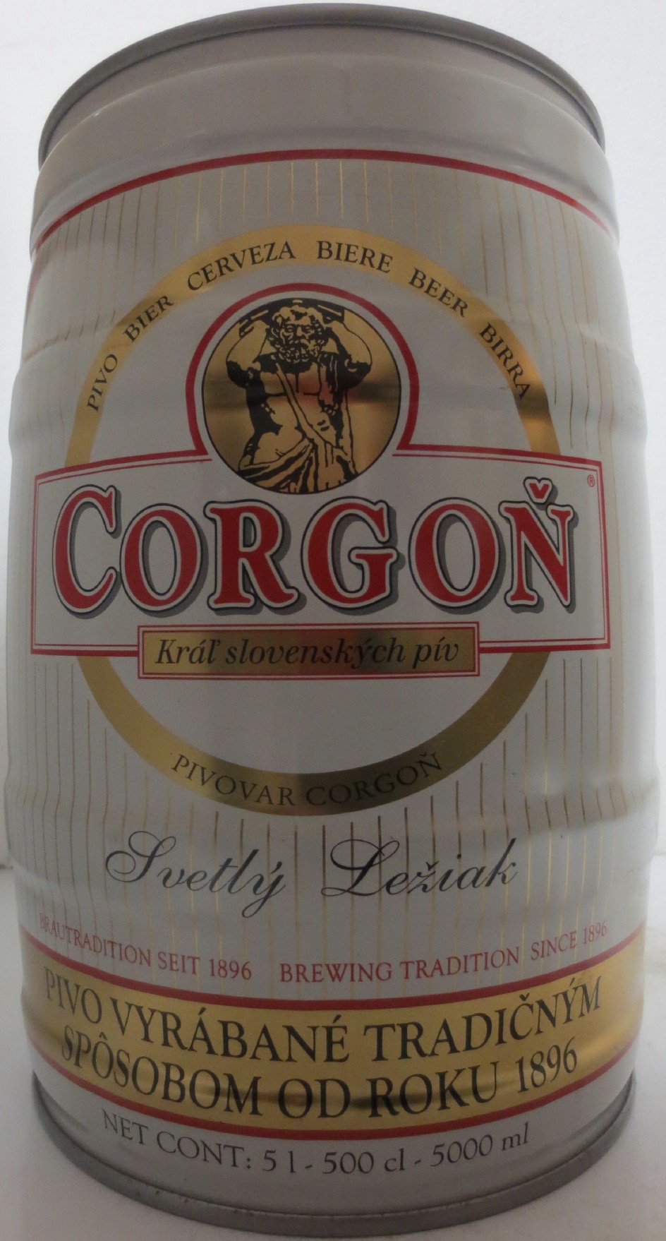 CORGOŇ PIVOVAR CORGOŇ Svetlý Ležiak (5L) č.1 