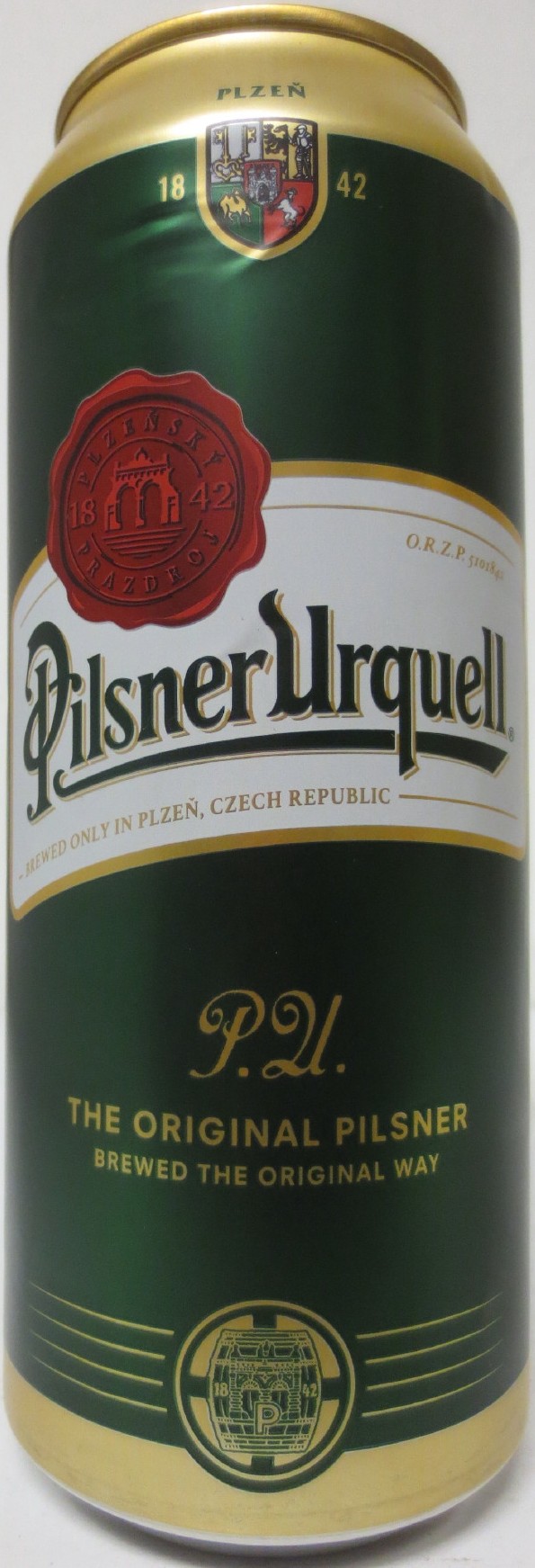 Pilsner Urquell P.U. THE ORIGINAL PILSNER BREWED THE ORIGINAL WAY (FIN) (50cl) (B/O) č.1